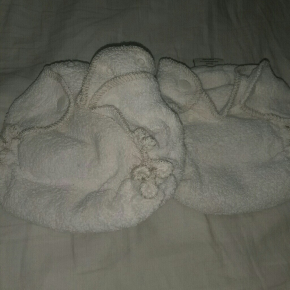 Two kissaluvs size 0 fitted diapers